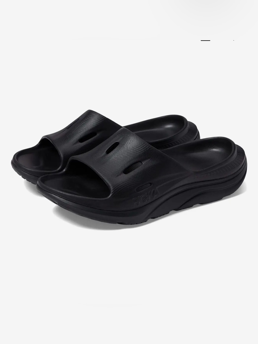 Hoka Men's Black Slide Sandals